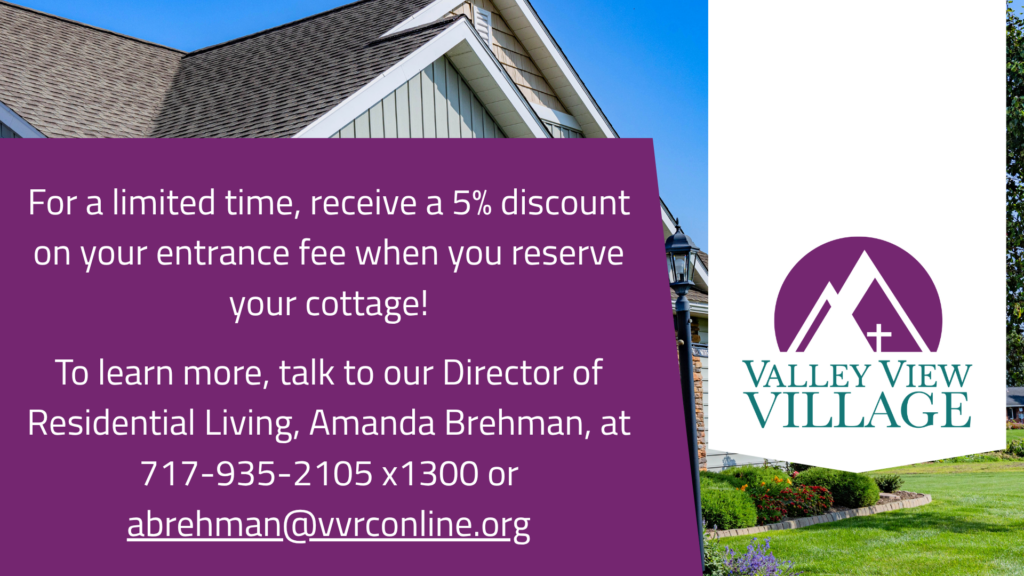 For a limited time, receive a 5% discount on your entrance fee when you reserve your cottage!